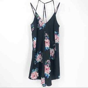 Saks Fifth Avenue Floral Strappy Back Dress